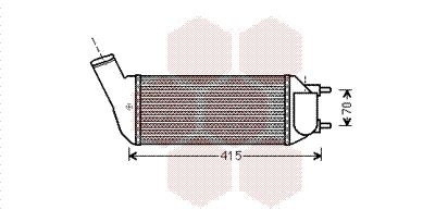 VAN WEZEL Kompressoriõhu radiaator 40004341